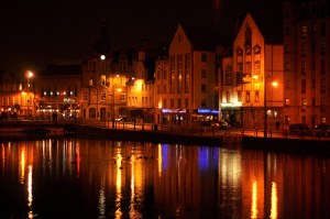 The Shore at Leith by Night